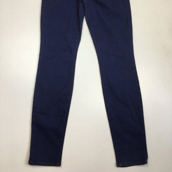 VINCE Blue RILEY Legging 5 Pocket Logo Hardware Skinny Jeans - Picture 7 of 11